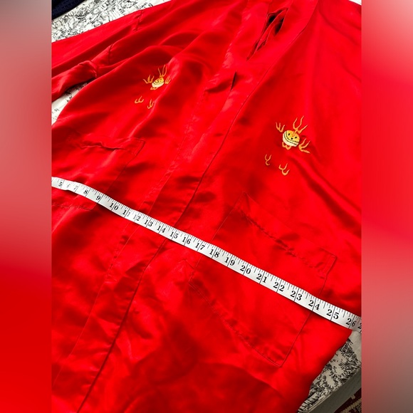 Vintage silk kimono - robe size XL - Picture 14 of 16